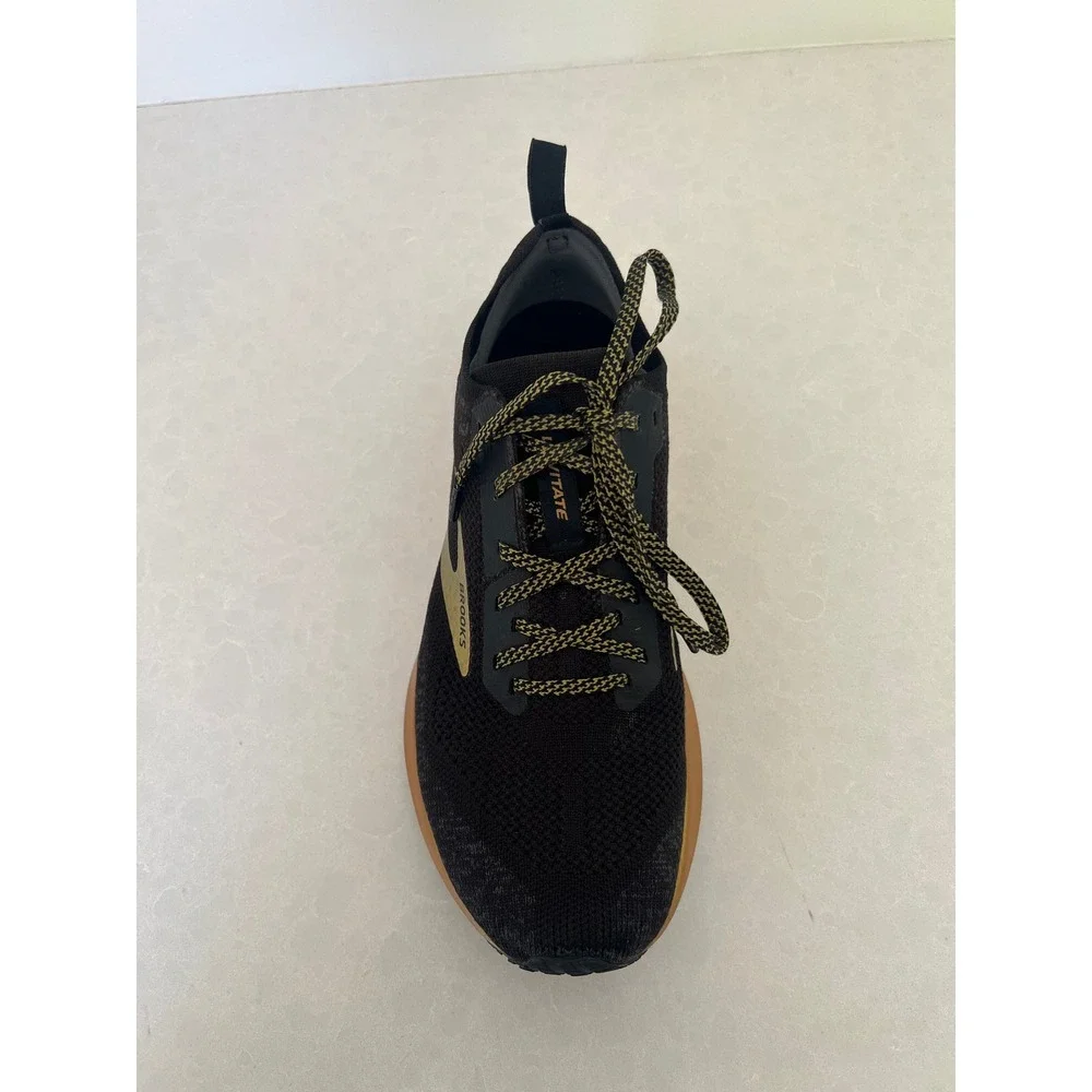 Brooks Levitate 4 Running Sneaker Womens 8.5 Black Gold Trail‎ Runner Athletic